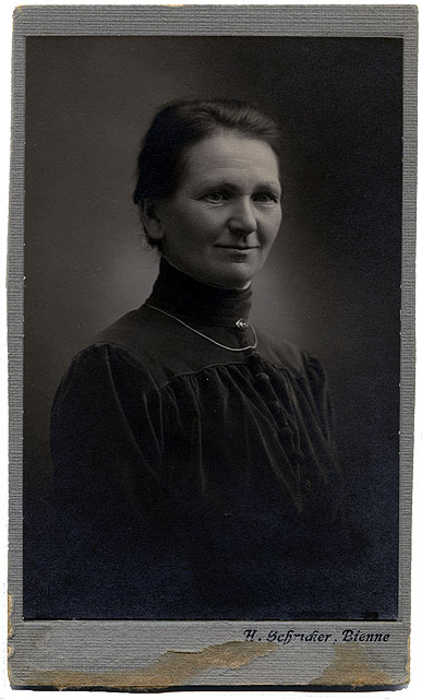 L'épouse de J.-Auguste Guerne : Jessie Barbezat (1876-1954)