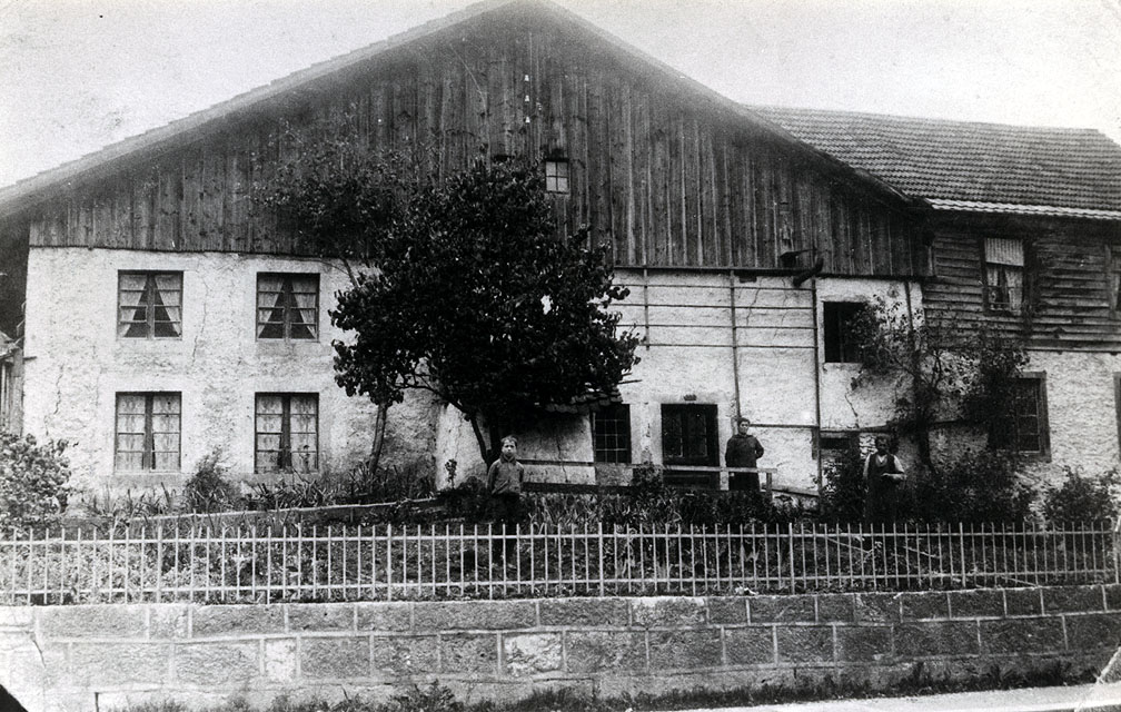 La maison natale de Daniel-Henri Farron qui passa en 1806 entre les mains de Célestin Prêtre dit chez le Major