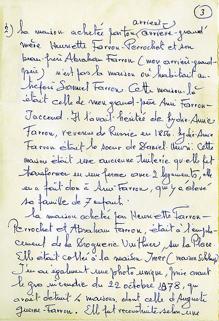 Lettre manuscrite datée du 22 août 1983 [Partie 3]