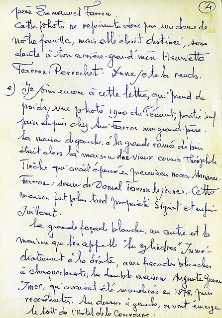 Lettre manuscrite datée du 1er septembre 1983 [Partie 4]