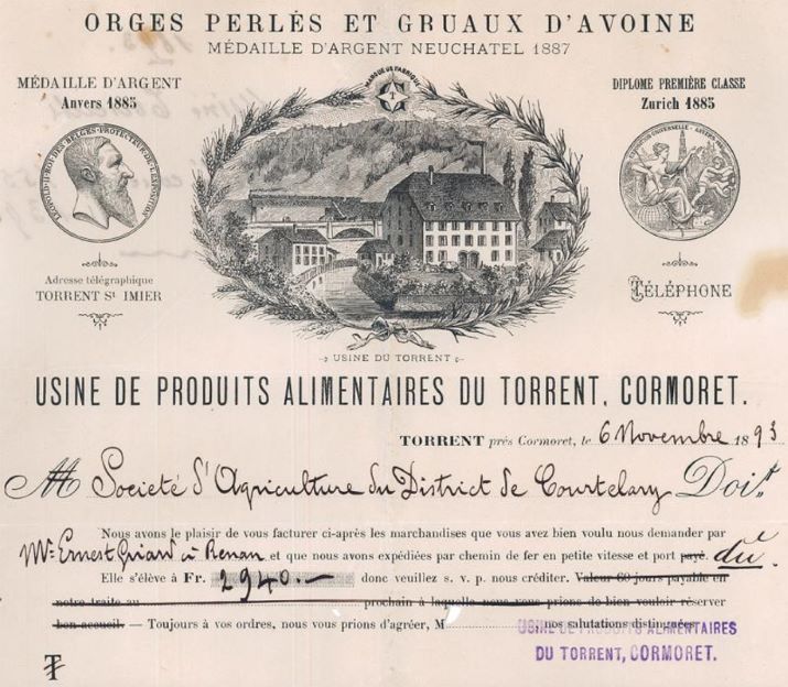 Usine de produits alimentaires du Torrent, Cormoret